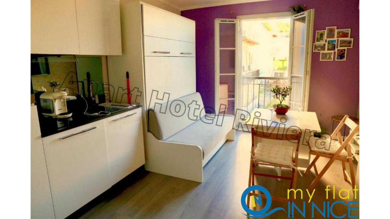 Aparthotel Riviera Nice Cote D'Azur - Old Town - Studio Ac - Sea View - 50M Promenade Des Anglais- La Maison Linda Εξωτερικό φωτογραφία