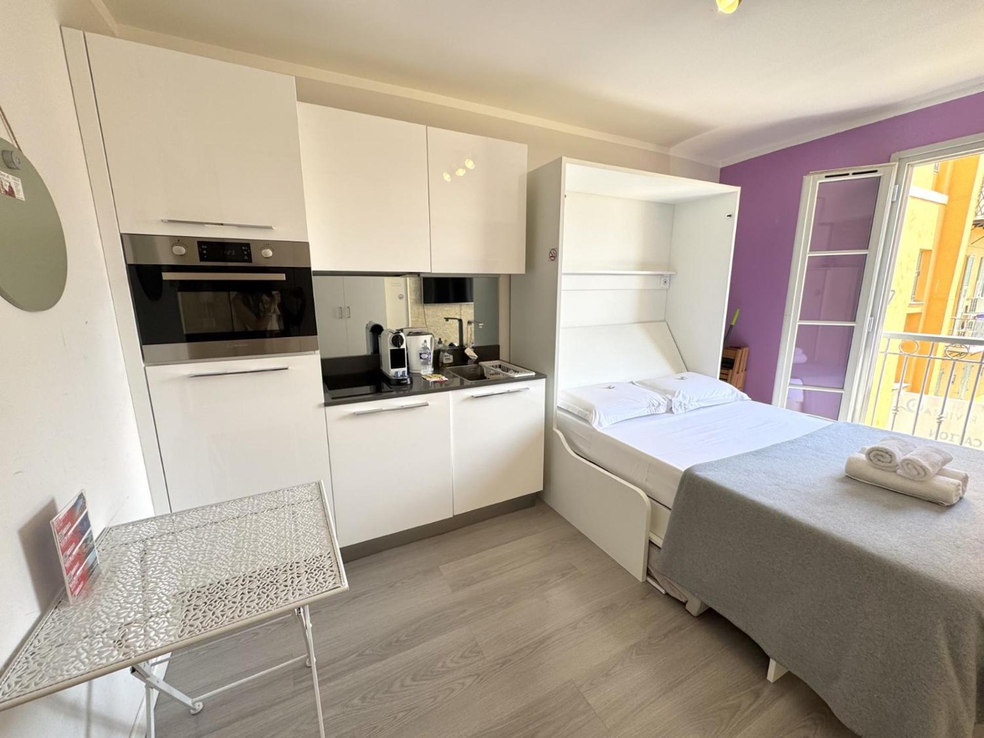 Aparthotel Riviera Nice Cote D'Azur - Old Town - Studio Ac - Sea View - 50M Promenade Des Anglais- La Maison Linda Εξωτερικό φωτογραφία